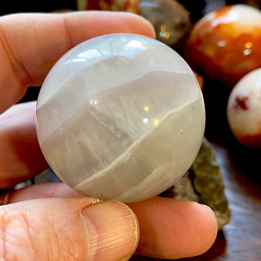Lavender Fluorite Crystal Sphere! Watch The Video!